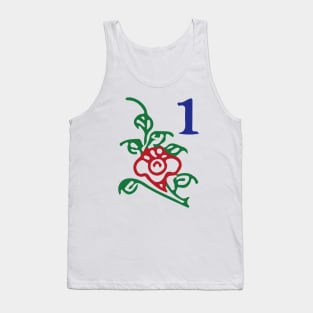 Season Flower Chun 1 Spring 梅 Tile. It's Mahjong Time! Tank Top